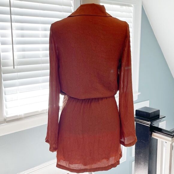 Free People - Simone Dress in Cinnabar color - Picture 7 of 9